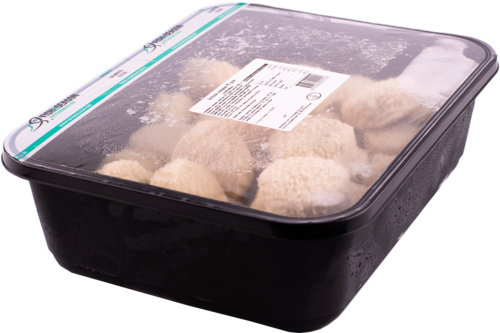 Fish cakes bretagne uncooked 45gr box 40pc frozen